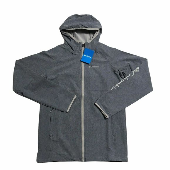 Columbia Youth Boys Girls Water Wind Resistant Jacket XL (18) Blue Soft Shell - Picture 1 of 13